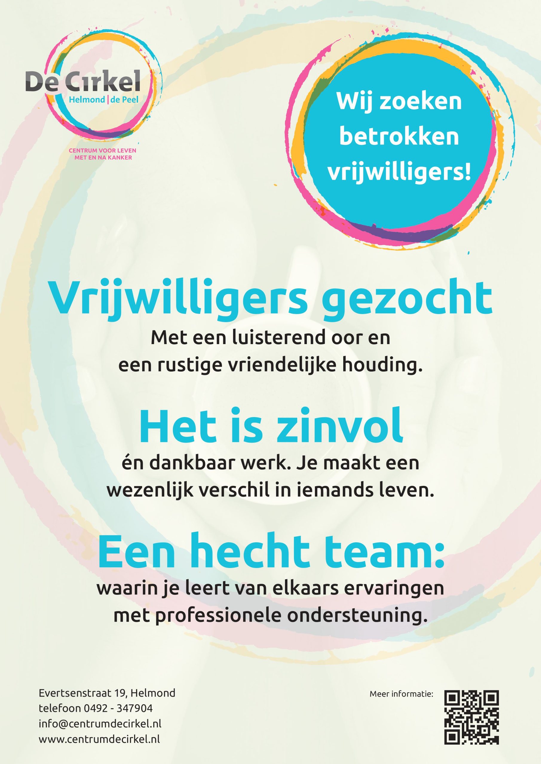Vrijwilligers gezocht