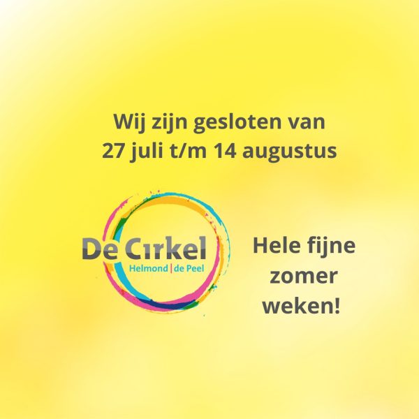 Vakantie sluiting
